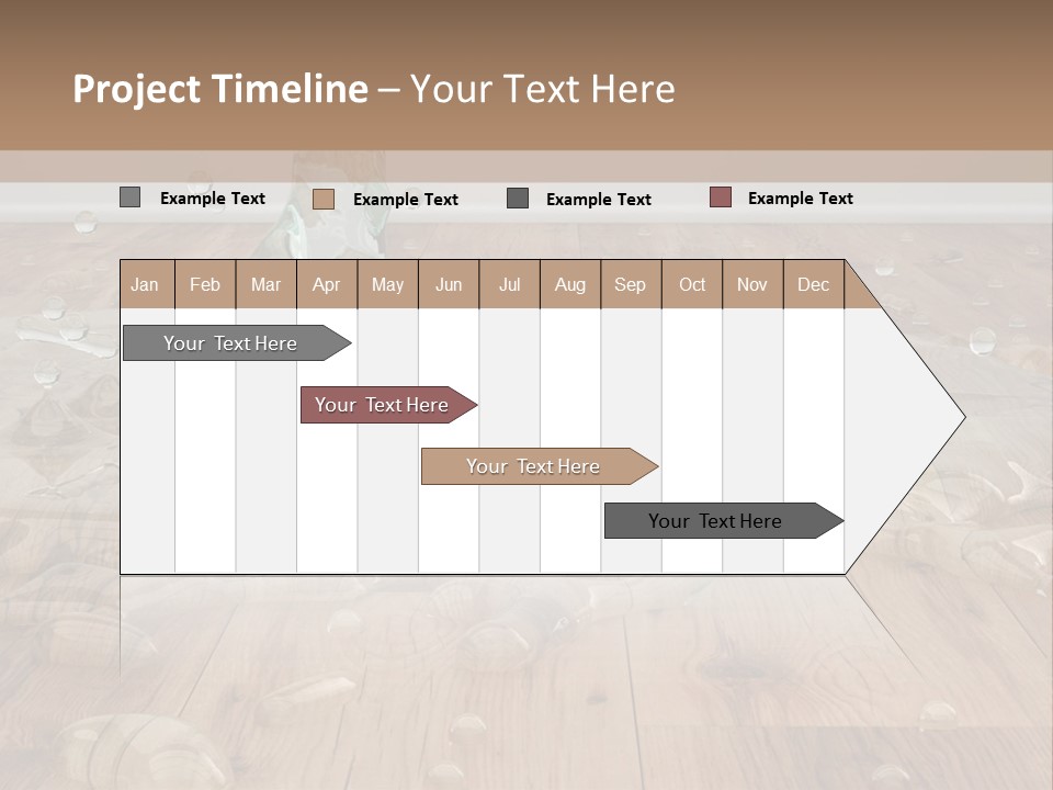 Leaking Wet Liquid PowerPoint Template