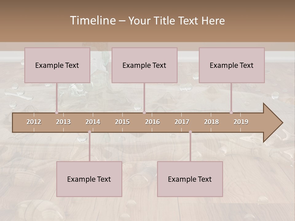 Leaking Wet Liquid PowerPoint Template