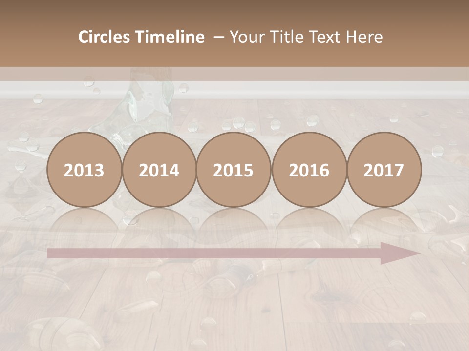 Leaking Wet Liquid PowerPoint Template