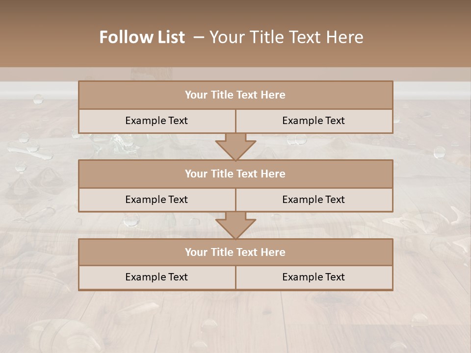 Leaking Wet Liquid PowerPoint Template