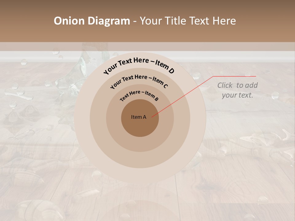 Leaking Wet Liquid PowerPoint Template