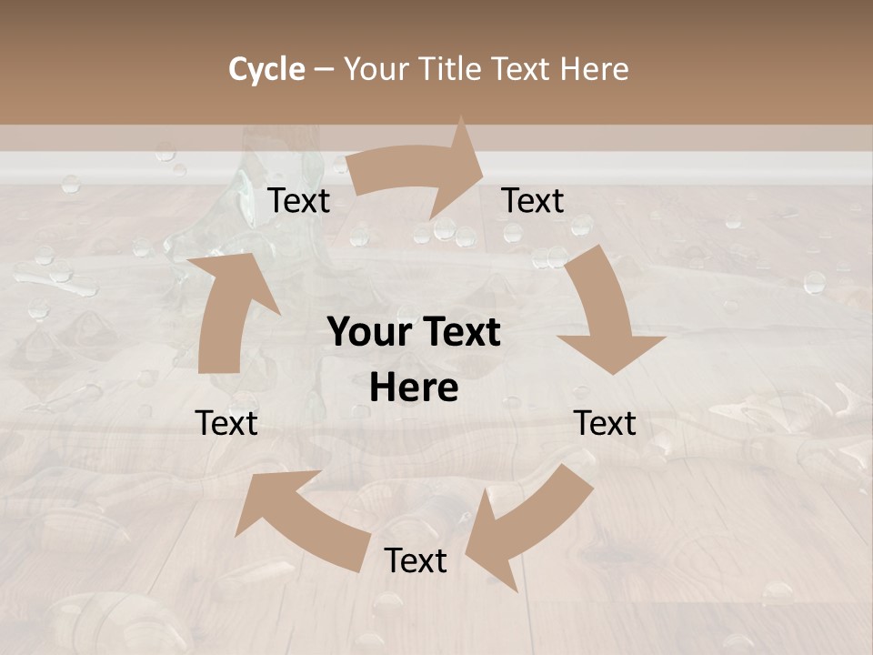Leaking Wet Liquid PowerPoint Template