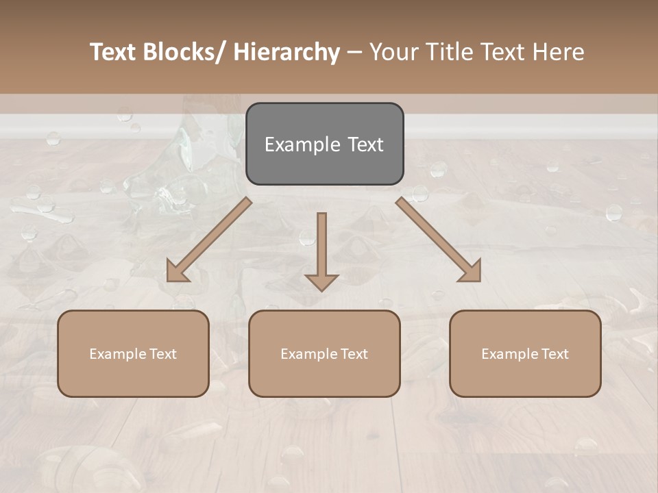 Leaking Wet Liquid PowerPoint Template