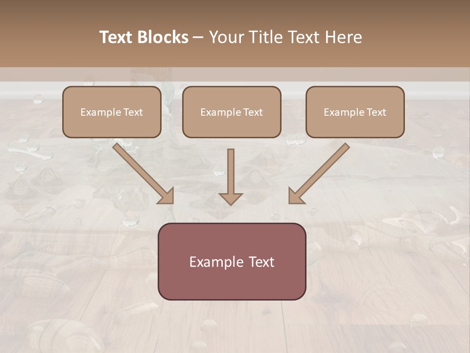 Leaking Wet Liquid PowerPoint Template