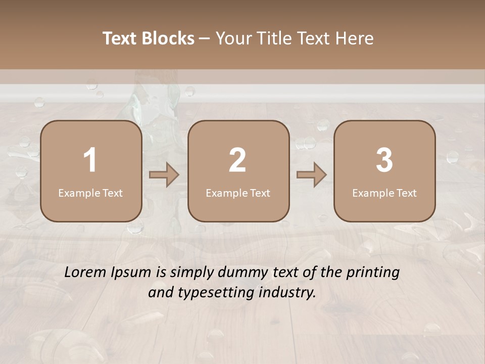 Leaking Wet Liquid PowerPoint Template