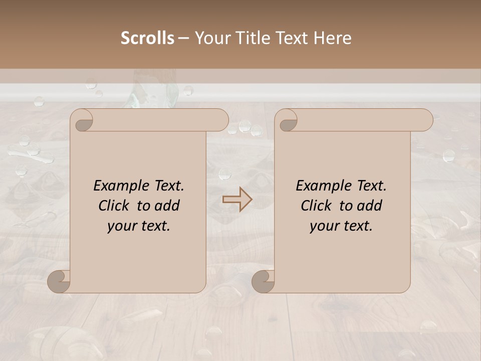 Leaking Wet Liquid PowerPoint Template