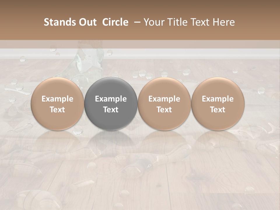 Leaking Wet Liquid PowerPoint Template