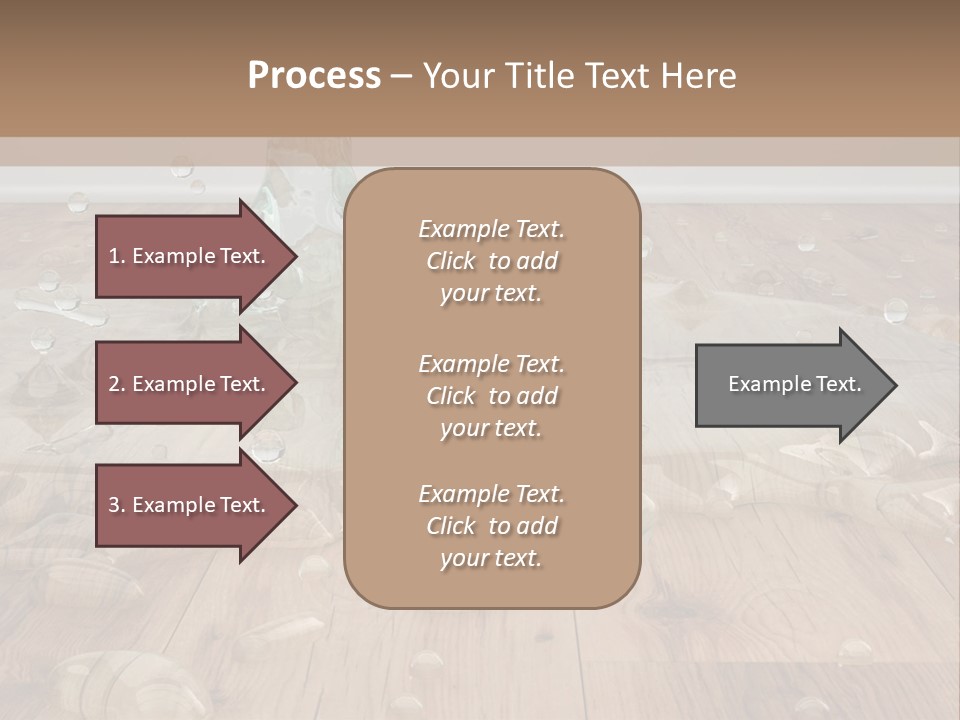 Leaking Wet Liquid PowerPoint Template