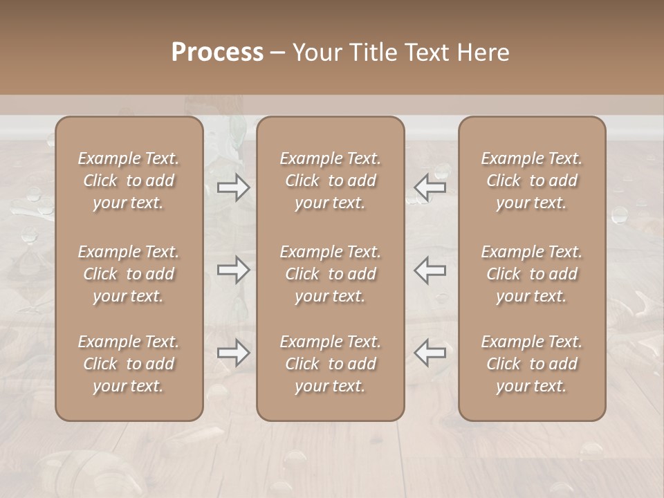 Leaking Wet Liquid PowerPoint Template