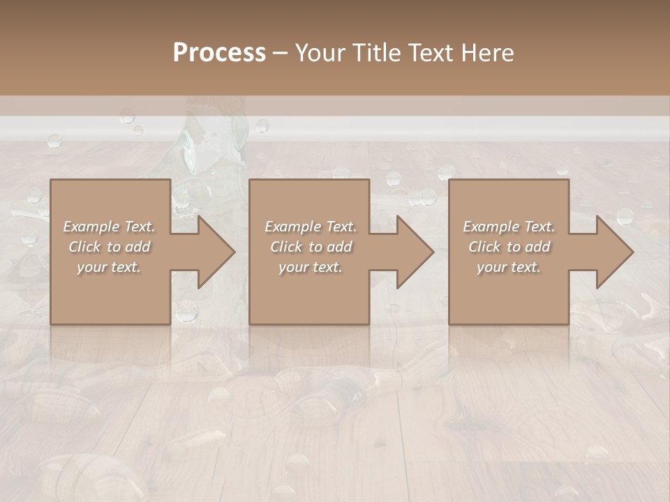 Leaking Wet Liquid PowerPoint Template