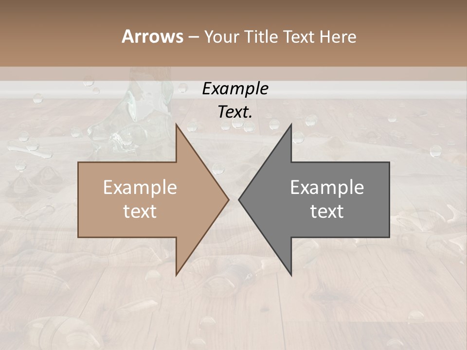 Leaking Wet Liquid PowerPoint Template