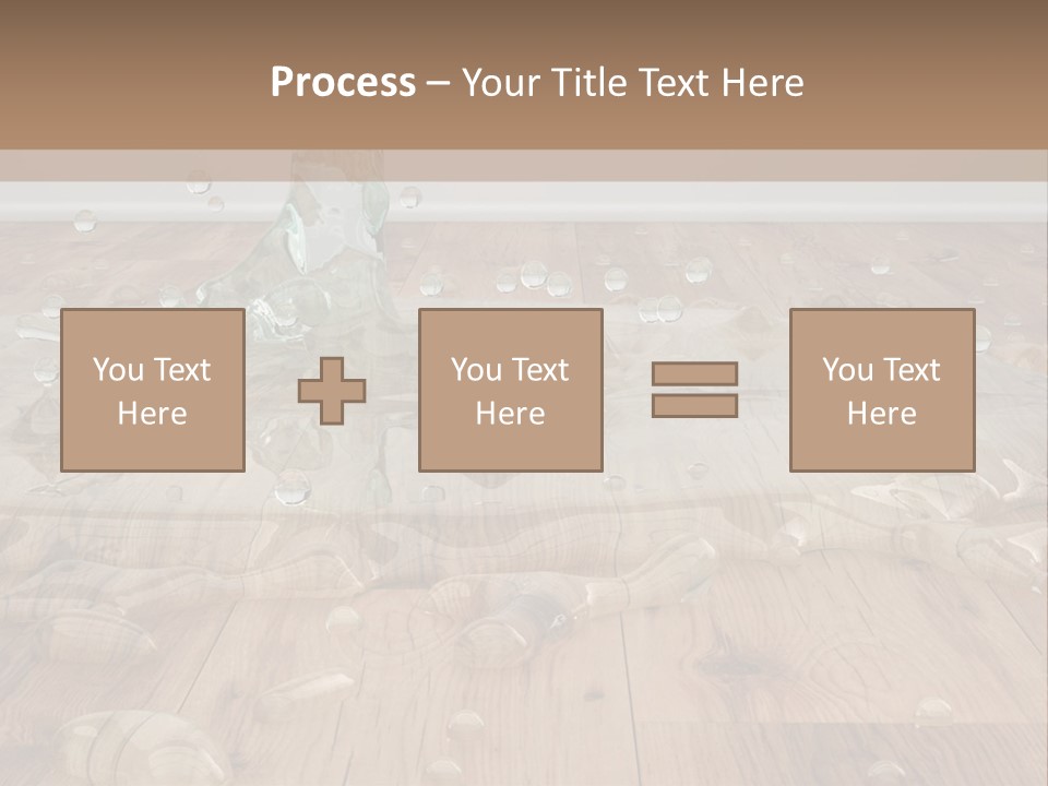 Leaking Wet Liquid PowerPoint Template