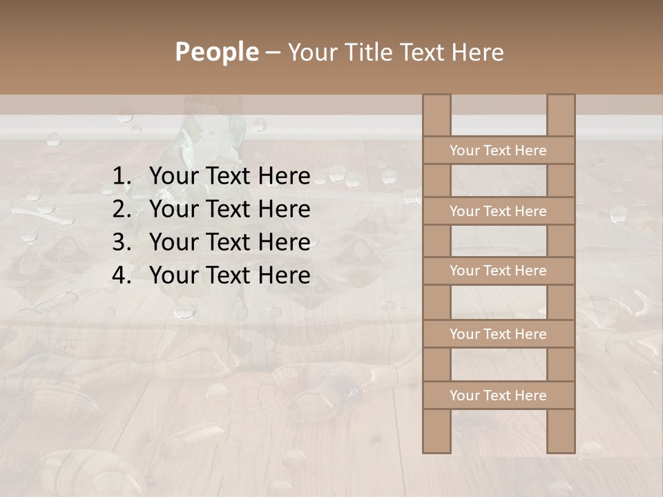 Leaking Wet Liquid PowerPoint Template