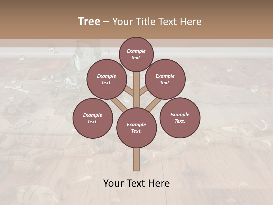 Leaking Wet Liquid PowerPoint Template