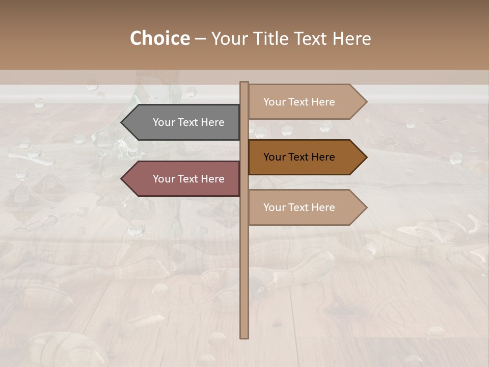 Leaking Wet Liquid PowerPoint Template