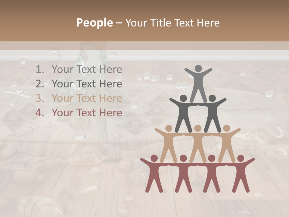 Leaking Wet Liquid PowerPoint Template