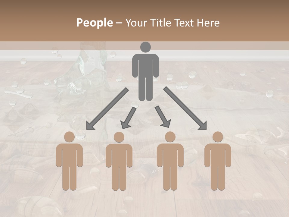 Leaking Wet Liquid PowerPoint Template