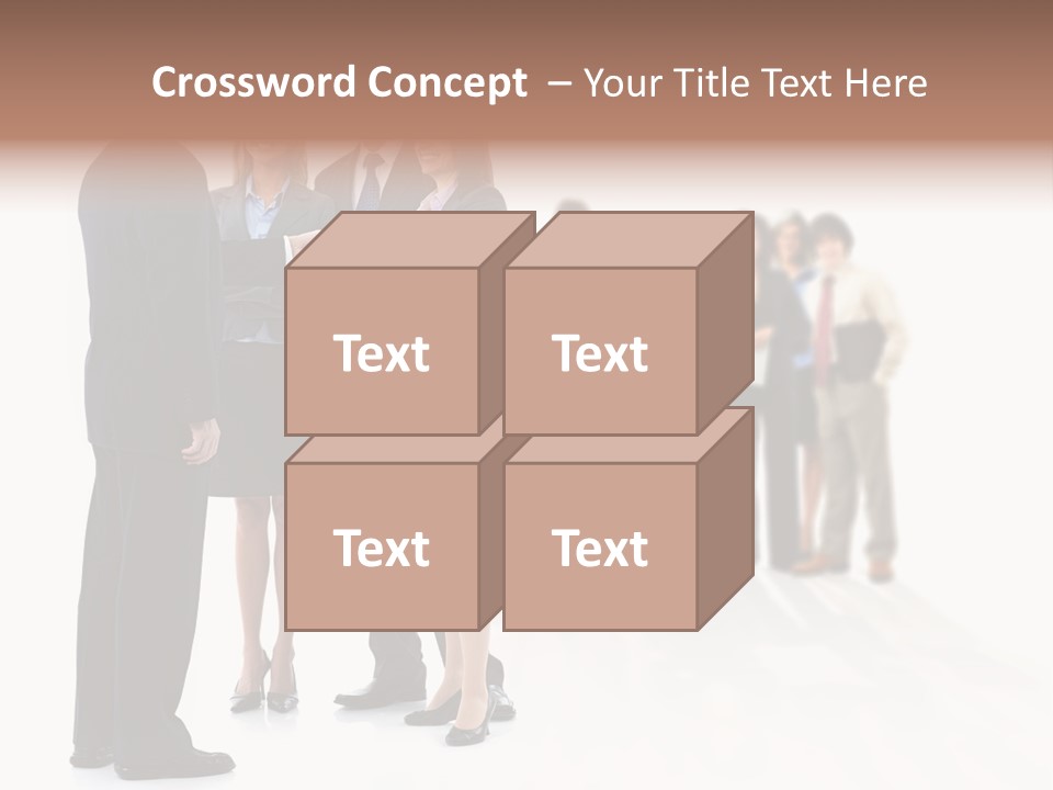 Success Team Person PowerPoint Template