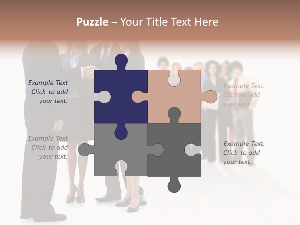 Success Team Person PowerPoint Template