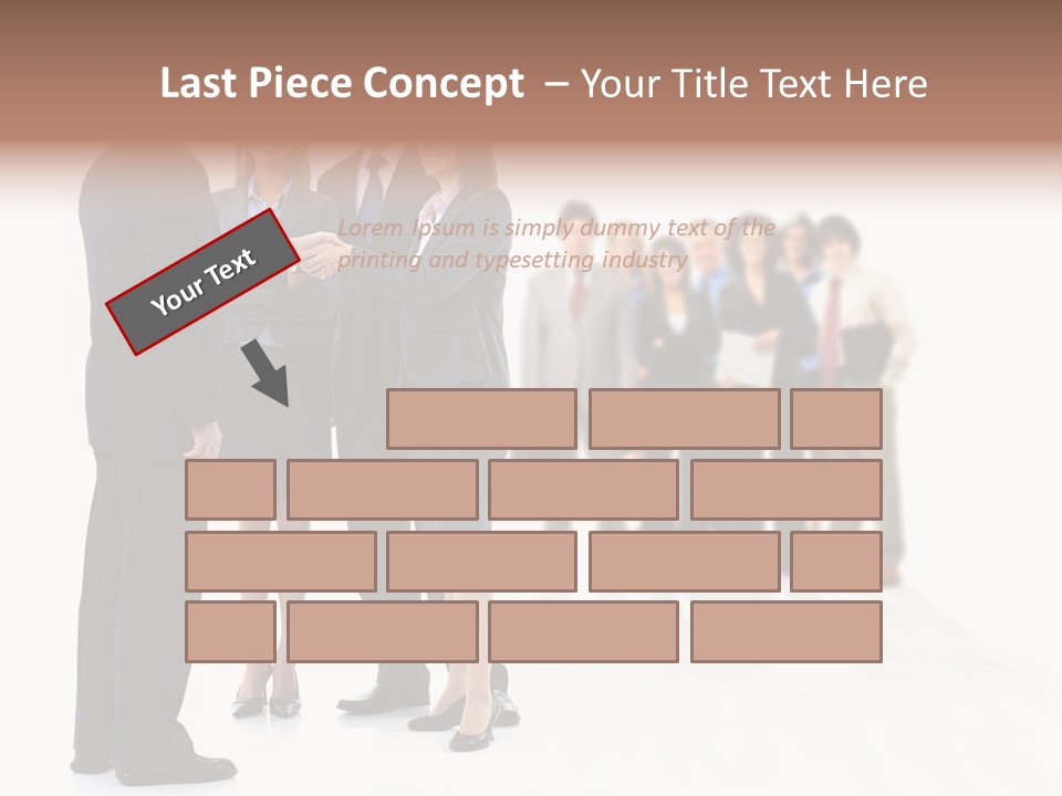 Success Team Person PowerPoint Template