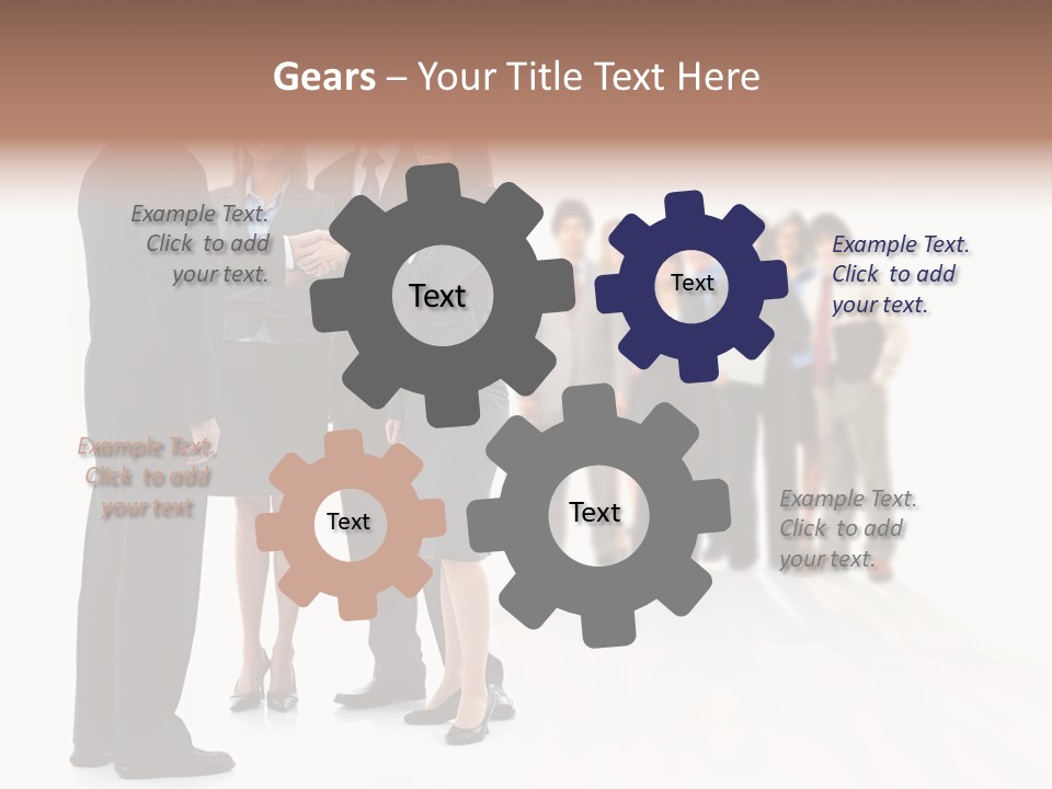 Success Team Person PowerPoint Template
