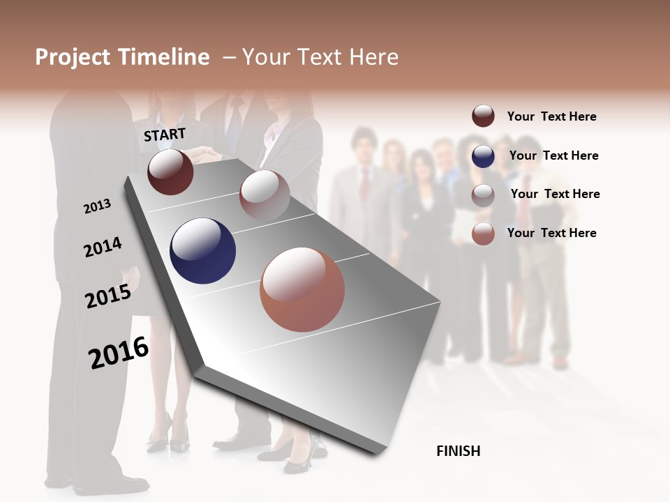 Success Team Person PowerPoint Template