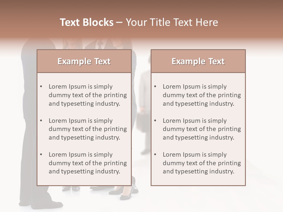 Success Team Person PowerPoint Template