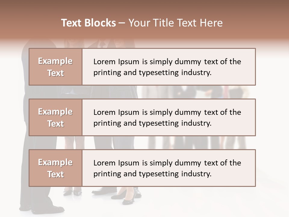 Success Team Person PowerPoint Template