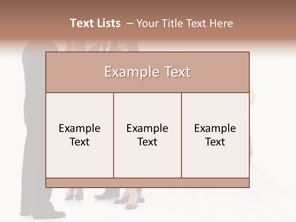 Success Team Person PowerPoint Template