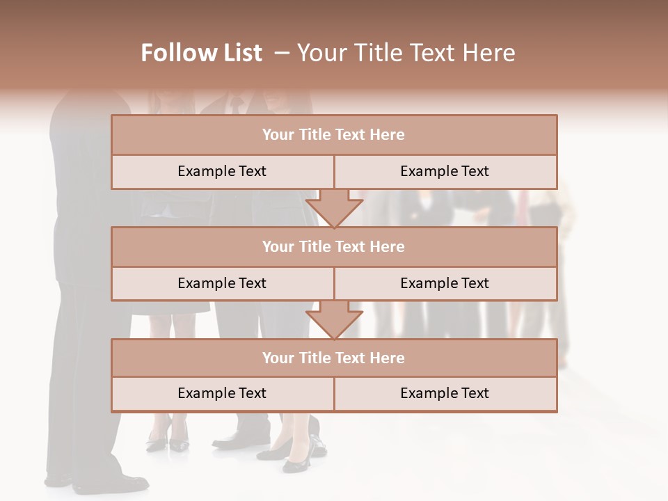 Success Team Person PowerPoint Template