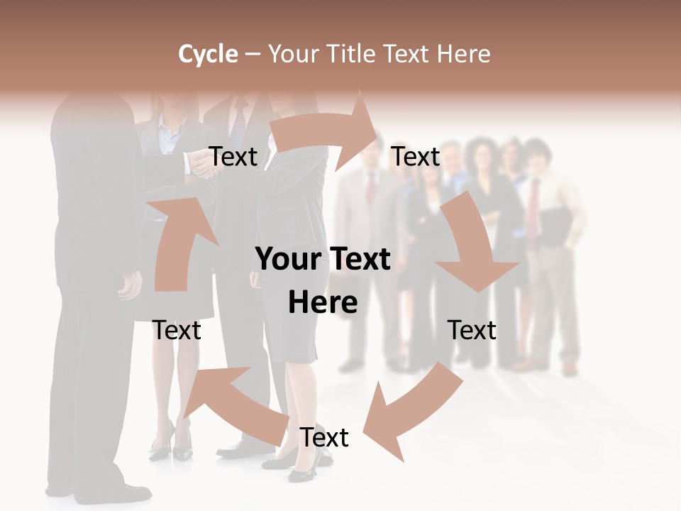 Success Team Person PowerPoint Template