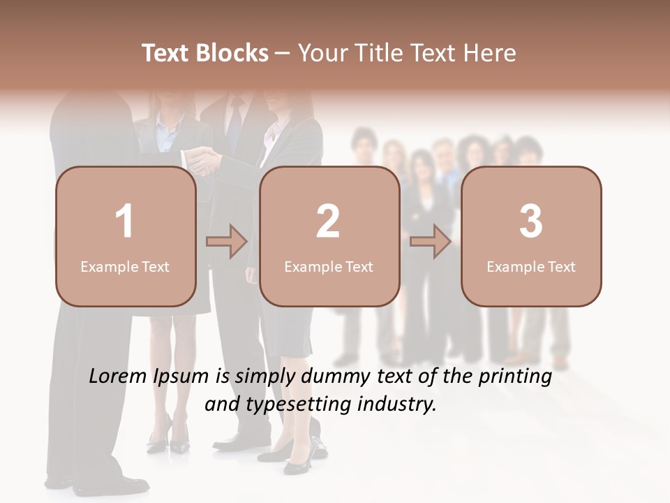 Success Team Person PowerPoint Template