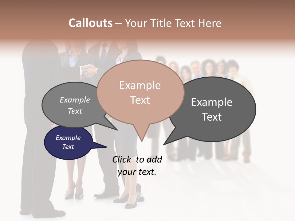 Success Team Person PowerPoint Template