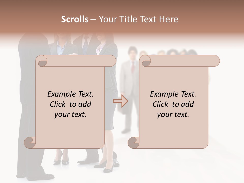 Success Team Person PowerPoint Template