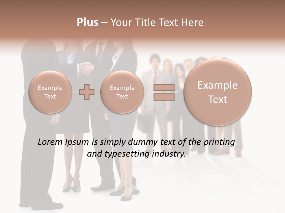 Success Team Person PowerPoint Template