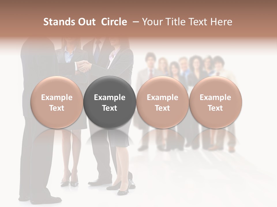 Success Team Person PowerPoint Template