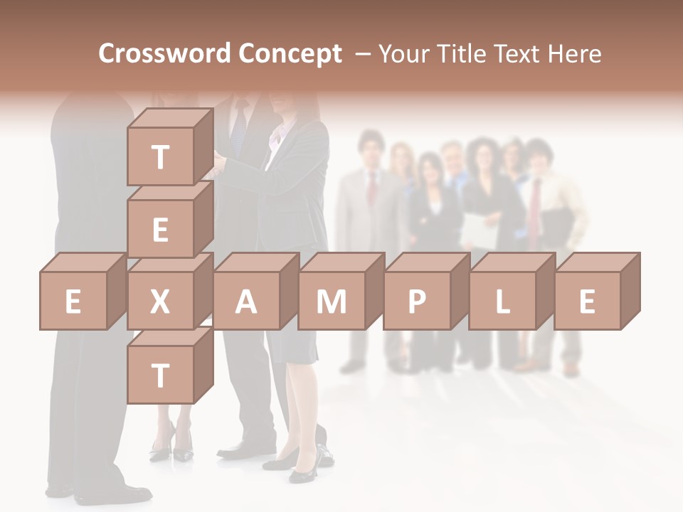 Success Team Person PowerPoint Template