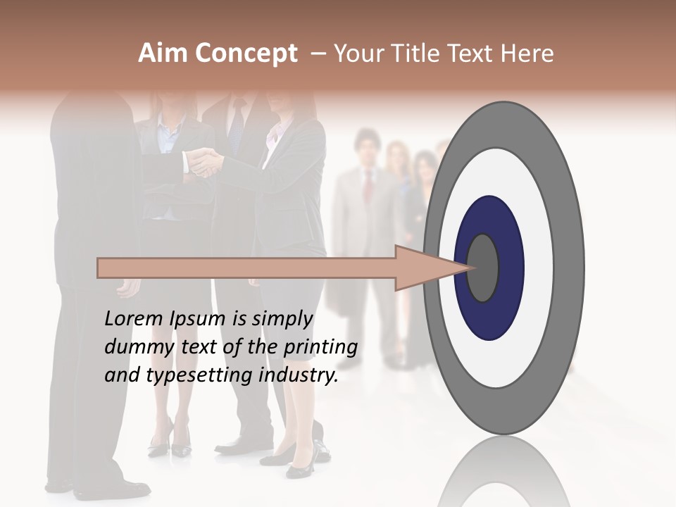 Success Team Person PowerPoint Template