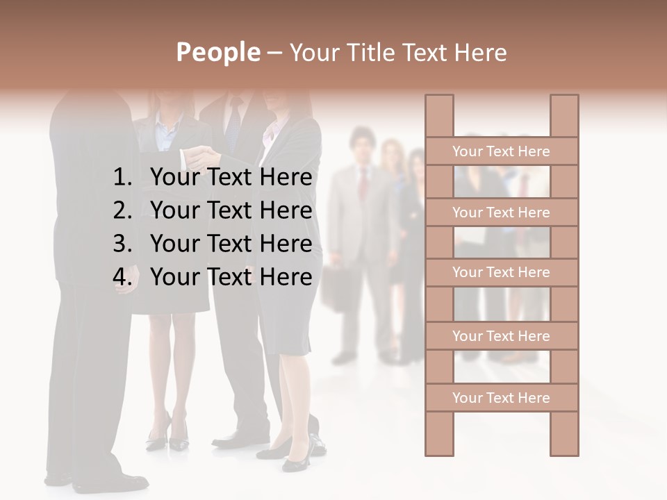 Success Team Person PowerPoint Template