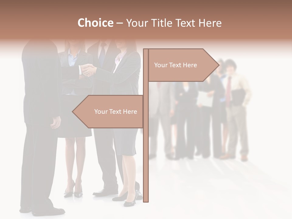 Success Team Person PowerPoint Template