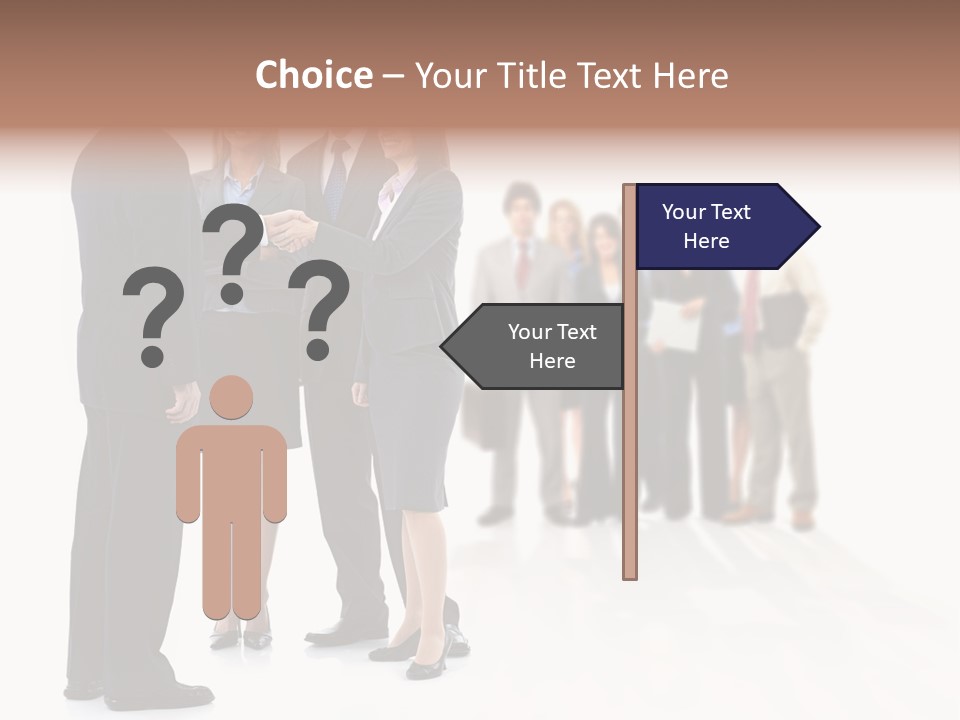 Success Team Person PowerPoint Template