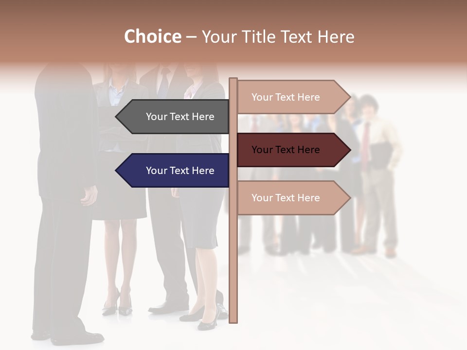 Success Team Person PowerPoint Template