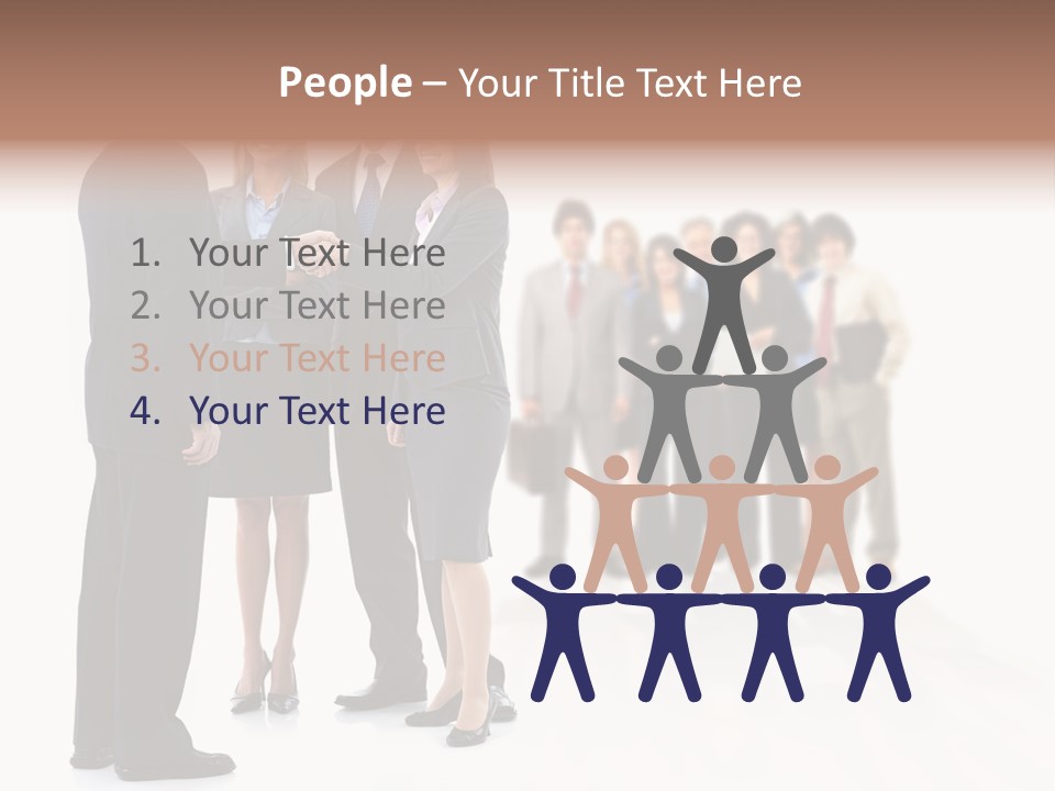 Success Team Person PowerPoint Template