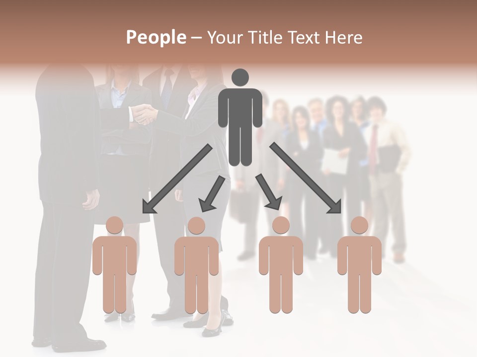 Success Team Person PowerPoint Template