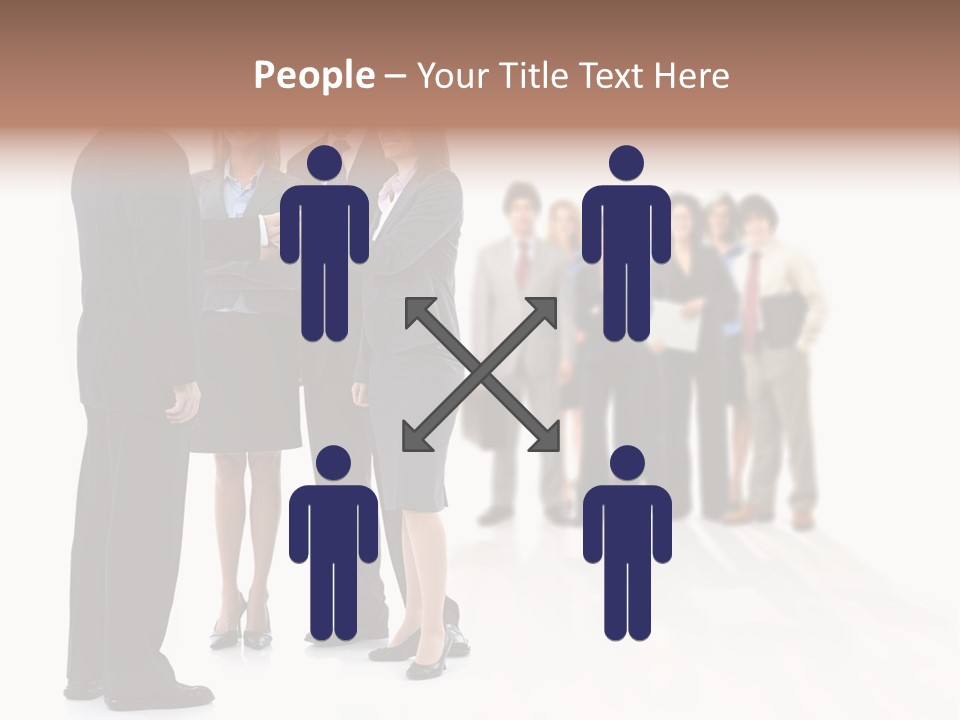 Success Team Person PowerPoint Template