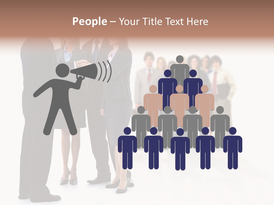 Success Team Person PowerPoint Template