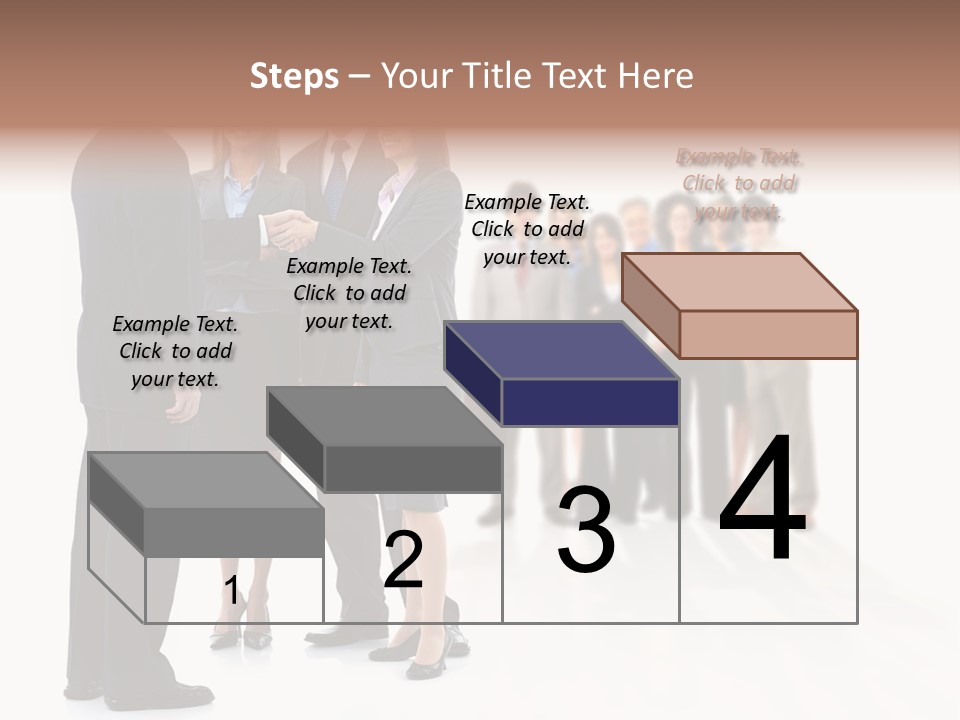 Success Team Person PowerPoint Template