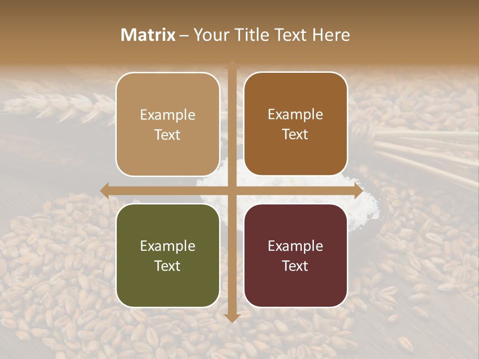 Farming Spoon Harvesting PowerPoint Template