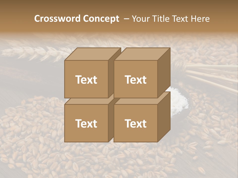 Farming Spoon Harvesting PowerPoint Template