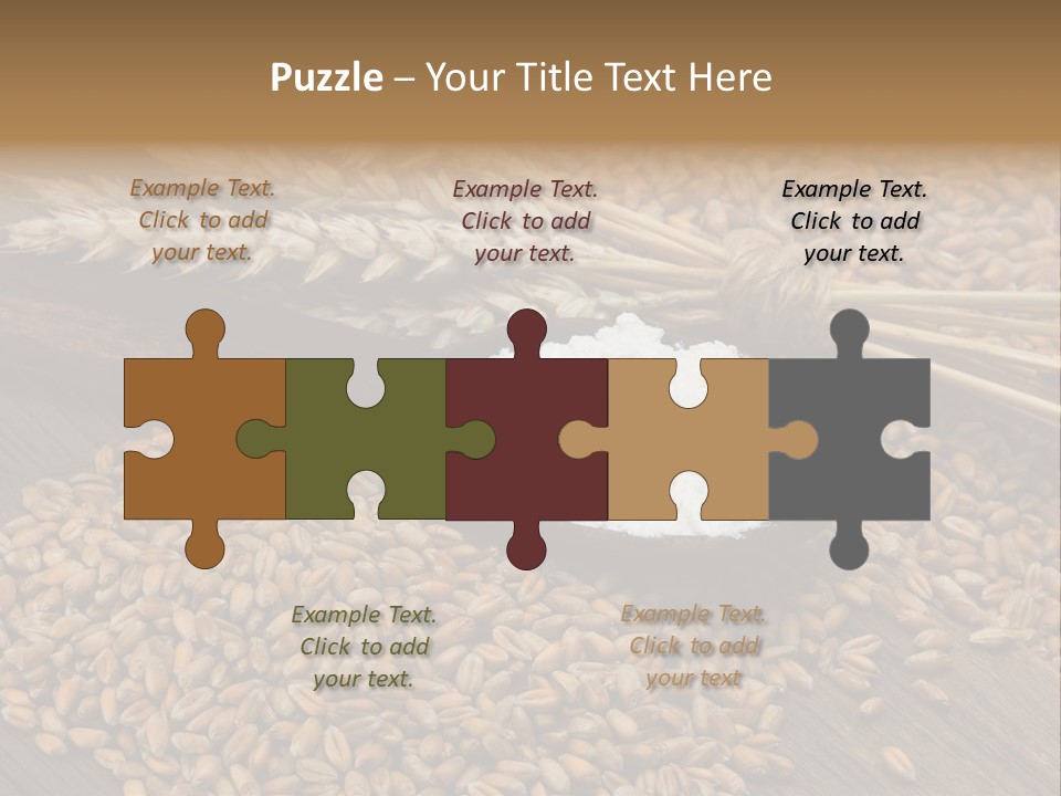 Farming Spoon Harvesting PowerPoint Template